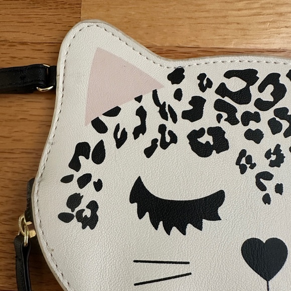Betsey Johnson Luv Betsey Cat Wristlet Coin Purse Sleeping Cat - Picture 5 of 13